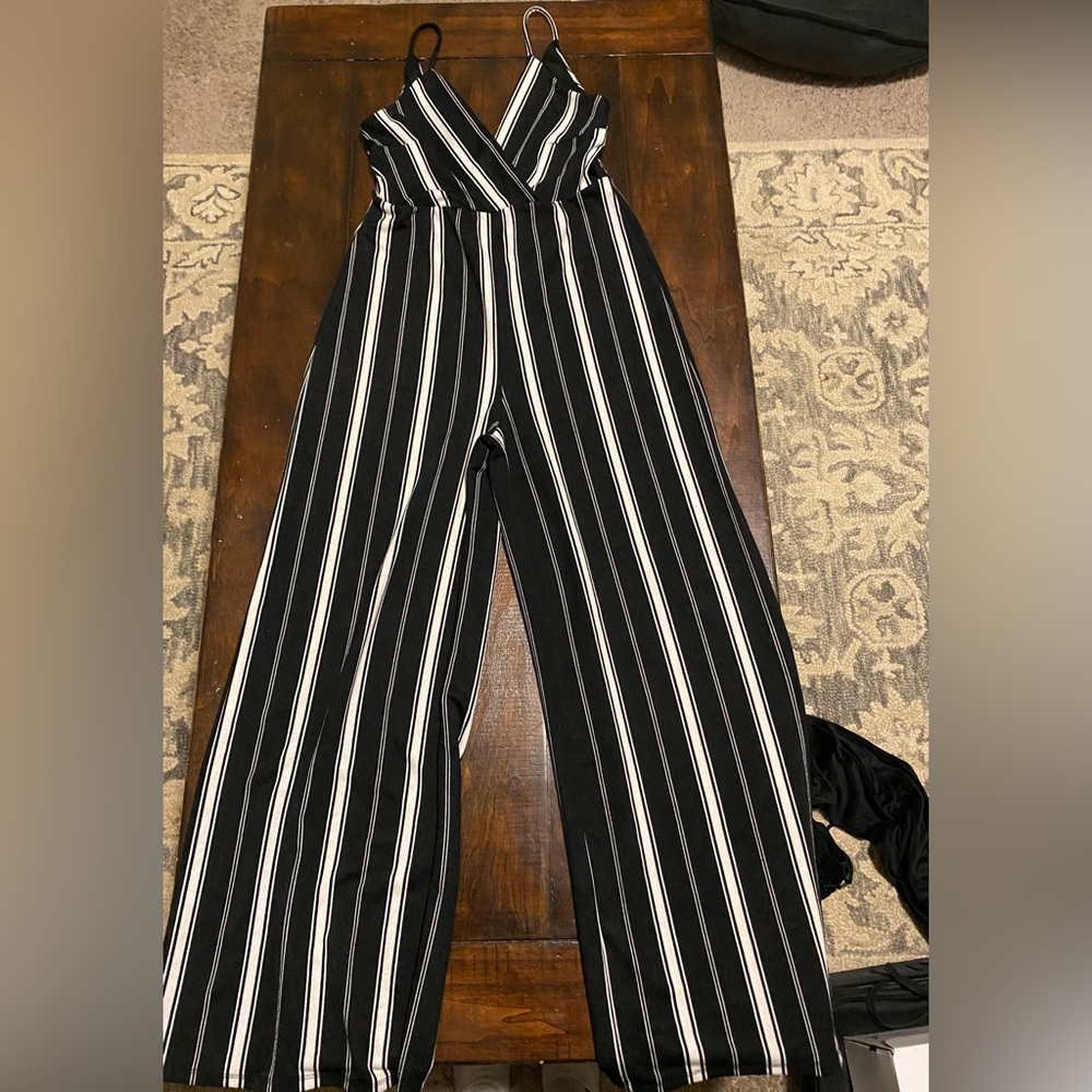 Black and White Jumpsuit